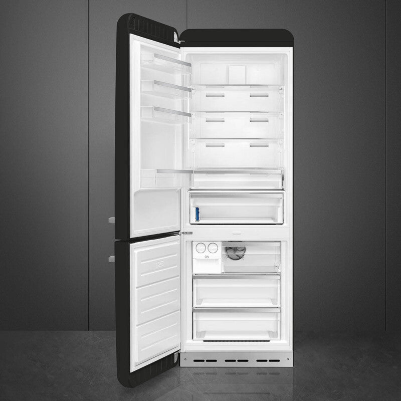 Smeg  Refrigerator Retro-style - Black (FAB38ULBL)