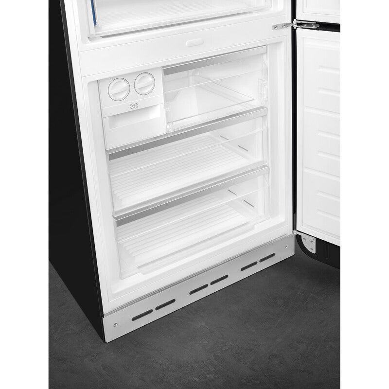 Smeg  Refrigerator Retro-style - Black (FAB38URBL)