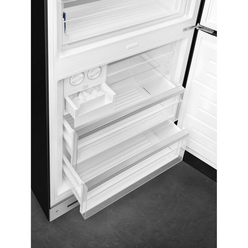 Smeg  Refrigerator Retro-style - Black (FAB38URBL)
