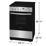 FRIGIDAIRE  24" Electric Range - Stainless Steel (FCFE2425AS)