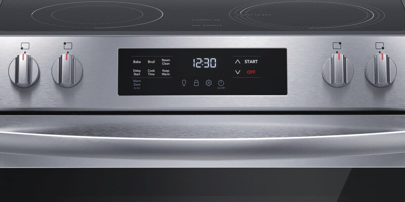 Frigidaire 30" Electric Range with Steam Clean - Stainless Steel (FCFE3062AS)