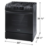 FRIGIDAIRE  30" Gas Range with Steam Clean - Stainless Steel (FCFG3062AS)