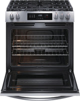 FRIGIDAIRE  30" Gas Range with Steam Clean - Stainless Steel (FCFG3062AS)