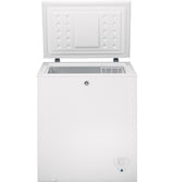 GE  5.1 Cu. Ft. Manual Defrost Chest Freezer - White (FCM5STWW)