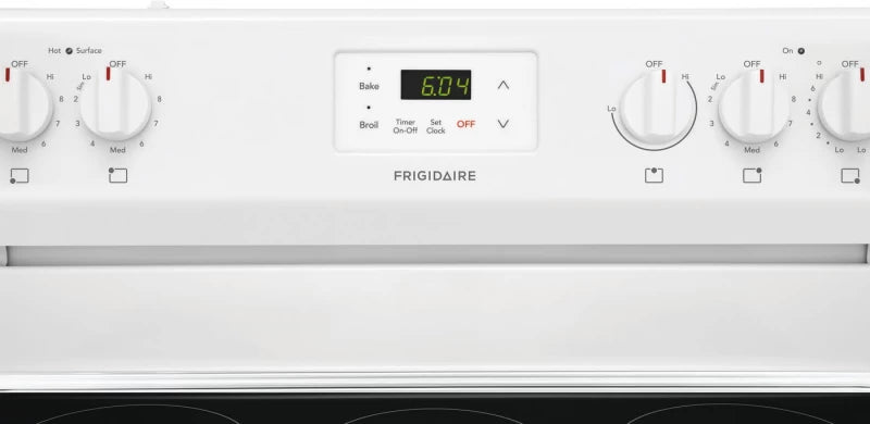 FRIGIDAIRE  30" Electric Range - White (FCRE3052AW)