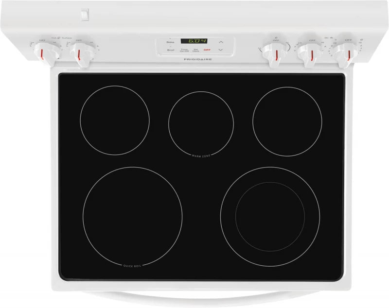 FRIGIDAIRE  30" Electric Range - White (FCRE3052AW)