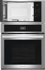 FRIGIDAIRE  27" Electric Wall Oven and Microwave Combination - Stainless Steel (FCWM2727AS)