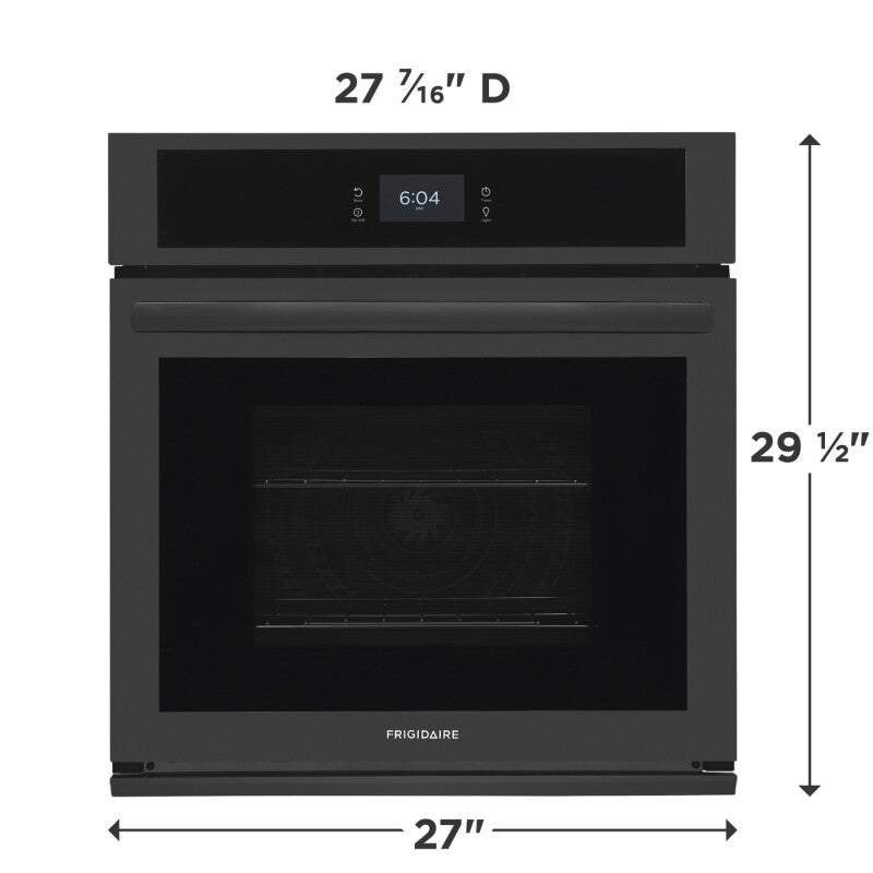 Frigidaire  27" Single Electric Wall Oven with Fan Convection - White (FCWS2727AW)