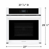 Frigidaire 27" Single Electric Wall Oven with Fan Convection - White (FCWS2727AW)