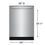 FRIGIDAIRE 24" Built-In Dishwasher - Stainless Steel (FDPH4316AS)