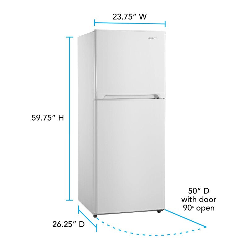 AVANTI  Avanti 10.0 cu. ft. Apartment Size Refrigerator - Stainless Steel (FF10B3S)