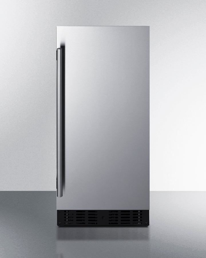 SUMMIT  15" Wide Built-In All-Refrigerator - Stainless Steel (FF1532BCSS)