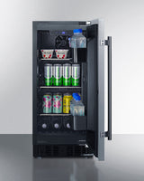 SUMMIT  15" Wide Built-In All-Refrigerator - Stainless Steel (FF1532BCSS)