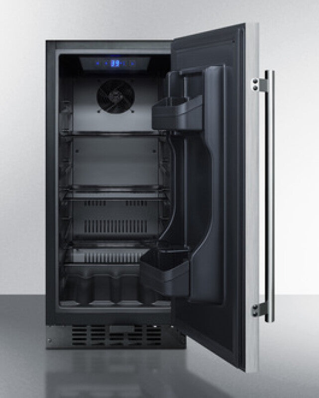Summit 15" Wide Built-In All-Refrigerator - Stainless Steel (FF1532BCSS)