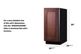 SUMMIT  15" Wide Built-In All-Refrigerator (Panel Not Included) - Panel-Ready (FF1532BIF)