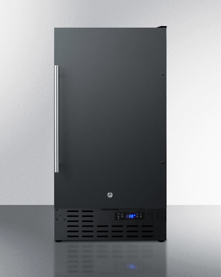 SUMMIT  18" Wide Built-In All-Refrigerator, ADA Compliant - Black (FF1843BADA)