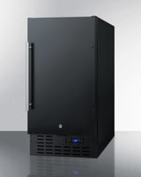 Summit 18" Wide Built-In All-Refrigerator, ADA Compliant - Black (FF1843BADA)