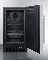 SUMMIT  18" Wide Built-In All-Refrigerator, ADA Compliant - Stainless Steel (FF1843BCSSADA)