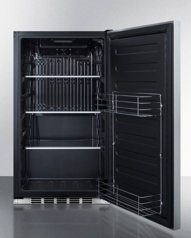 Summit Shallow Depth Built-In All-Refrigerator - Stainless Steel (FF195H34CSS)