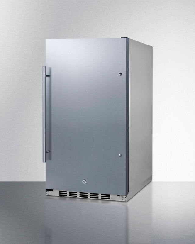 Summit Shallow Depth Built-In All-Refrigerator - Stainless Steel (FF195H34CSS)