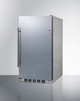 Summit Shallow Depth Built-In All-Refrigerator - Stainless Steel (FF195H34CSS)