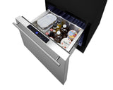 SUMMIT  21.5" Wide Built-In Drawer Refrigerator - Black (FF1DSS)