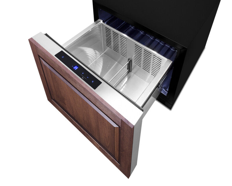 Summit 21.5" Wide Built-In Drawer Refrigerator - Black (FF1DSS)
