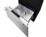 Summit 24" Wide Built-In Drawer Refrigerator - Black (FF1DSS24)
