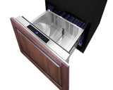 Summit 24" Wide Built-In Drawer Refrigerator - Black (FF1DSS24)
