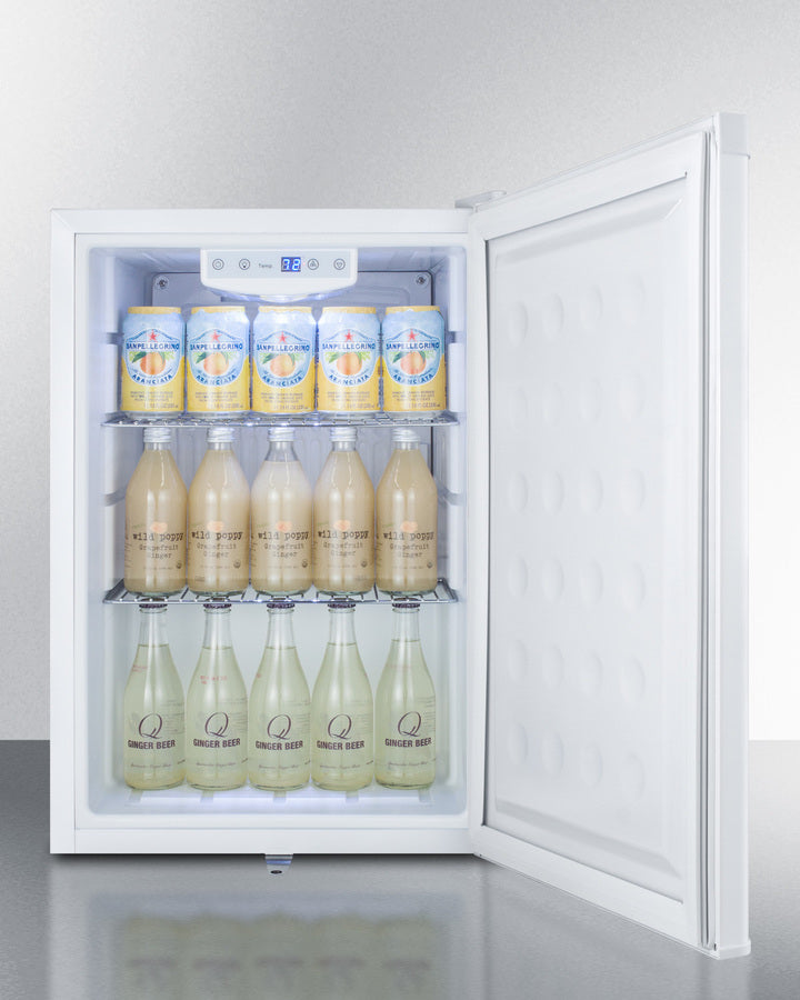 SUMMIT  Compact Built-In All-Refrigerator - White (FF31L7BI)