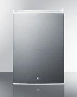 SUMMIT  Compact Built-In All-Refrigerator - Stainless Steel/White (FF31L7BISS)