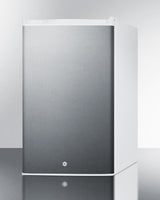 SUMMIT  Compact Built-In All-Refrigerator - Stainless Steel/White (FF31L7BISS)
