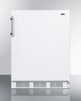 SUMMIT  24" Wide Built-In All-Refrigerator, ADA Compliant - White (FF61WBIADA)