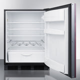 SUMMIT  24" Wide Built-In All-Refrigerator, ADA Compliant (Panel Not Included) - White (FF63BKBIIFADA)