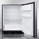 SUMMIT  24" Wide Built-In All-Refrigerator, ADA Compliant (Panel Not Included) - White (FF63BKBIIFADA)