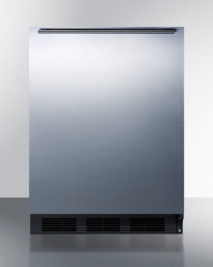 SUMMIT  24" Wide Built-In All-Refrigerator, ADA Compliant - White (FF63BKBISSHHADA)