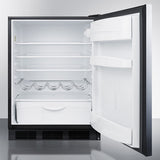 SUMMIT  24" Wide Built-In All-Refrigerator, ADA Compliant - White (FF63BKBISSHHADA)
