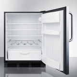SUMMIT 24" Wide Built-In All-Refrigerator, ADA Compliant - Stainless Steel (FF63BKBISSTBADA)