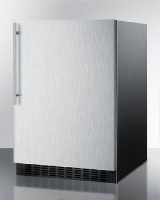 SUMMIT 24" Wide Built-In All-Refrigerator - Stainless Steel (FF64BXSSHV)