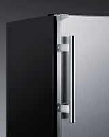 SUMMIT  24" Wide All-Refrigerator, ADA Compliant - Black (FF6BK2SSADA)
