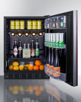 SUMMIT 24" Wide All-Refrigerator, ADA Compliant (Panel Not Included) - Other (FF6BK2SSIFADA)