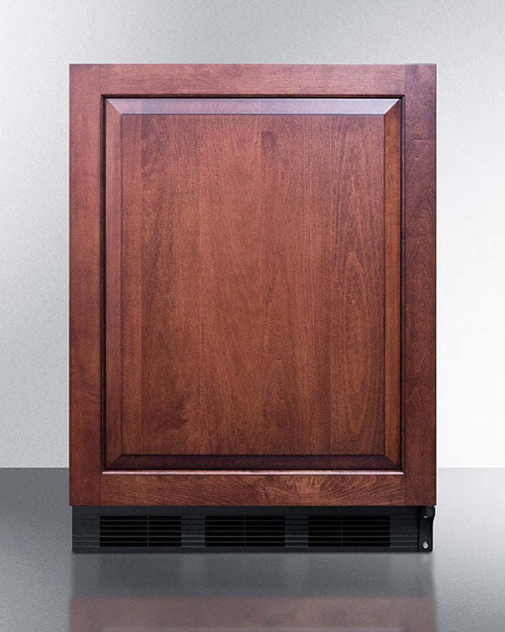 SUMMIT  24" Wide Built-In All-Refrigerator, ADA Compliant (Panel Not Included) - Black (FF6BKBI7IFADA)