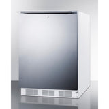 ACCUCOLD 24" Wide Built-In All-Refrigerator, ADA Compliant - White (FF6LWBI7SSHHADA)