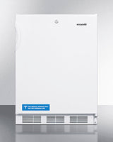 SUMMIT  24" Wide Built-In All-Refrigerator, ADA Compliant - White (FF7LWBIADA)