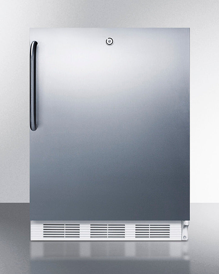 SUMMIT  24" Wide Built-In All-Refrigerator, ADA Compliant - Stainless Steel (FF7LWCSSADA)