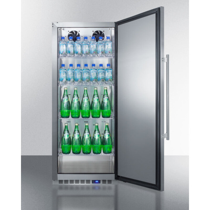 ACCUCOLD 24" Wide All-Refrigerator - Stainless Steel (FFAR121SS)