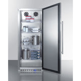 ACCUCOLD 24" Wide All-Refrigerator - Stainless Steel (FFAR121SS)