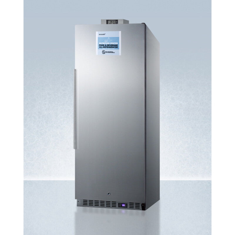ACCUCOLD 24" Wide All-Refrigerator - Stainless Steel (FFAR121SSNZ)