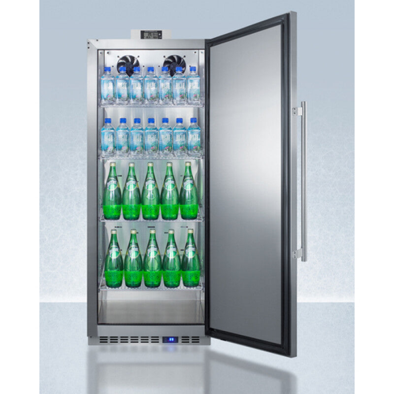 ACCUCOLD 24" Wide All-Refrigerator - Stainless Steel (FFAR121SSNZ)