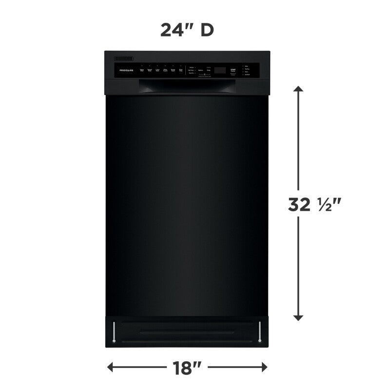 FRIGIDAIRE 18" Built-In Dishwasher - Black (FFBD1831UB)